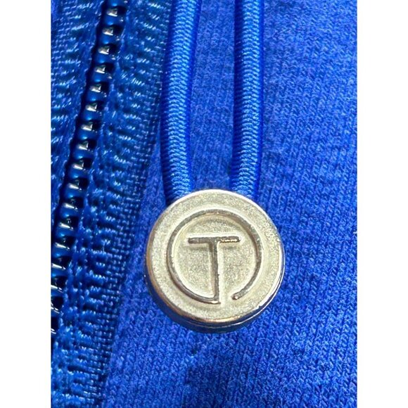 T By Talbots Small Vest Women's Blue Sleeveless Full-Zip - Picture 5 of 8